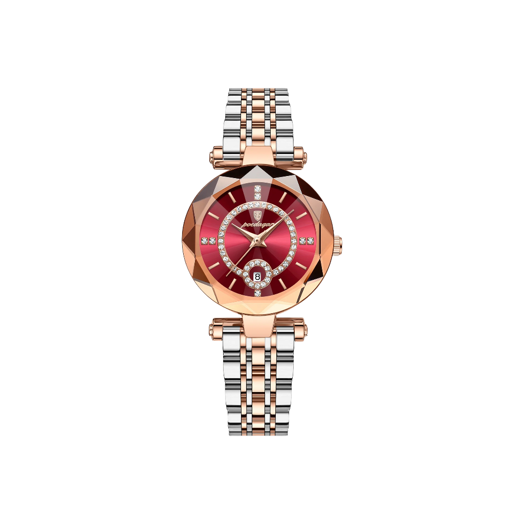 AURORA Argent | Montre Femme Luxe Acier Inoxydable