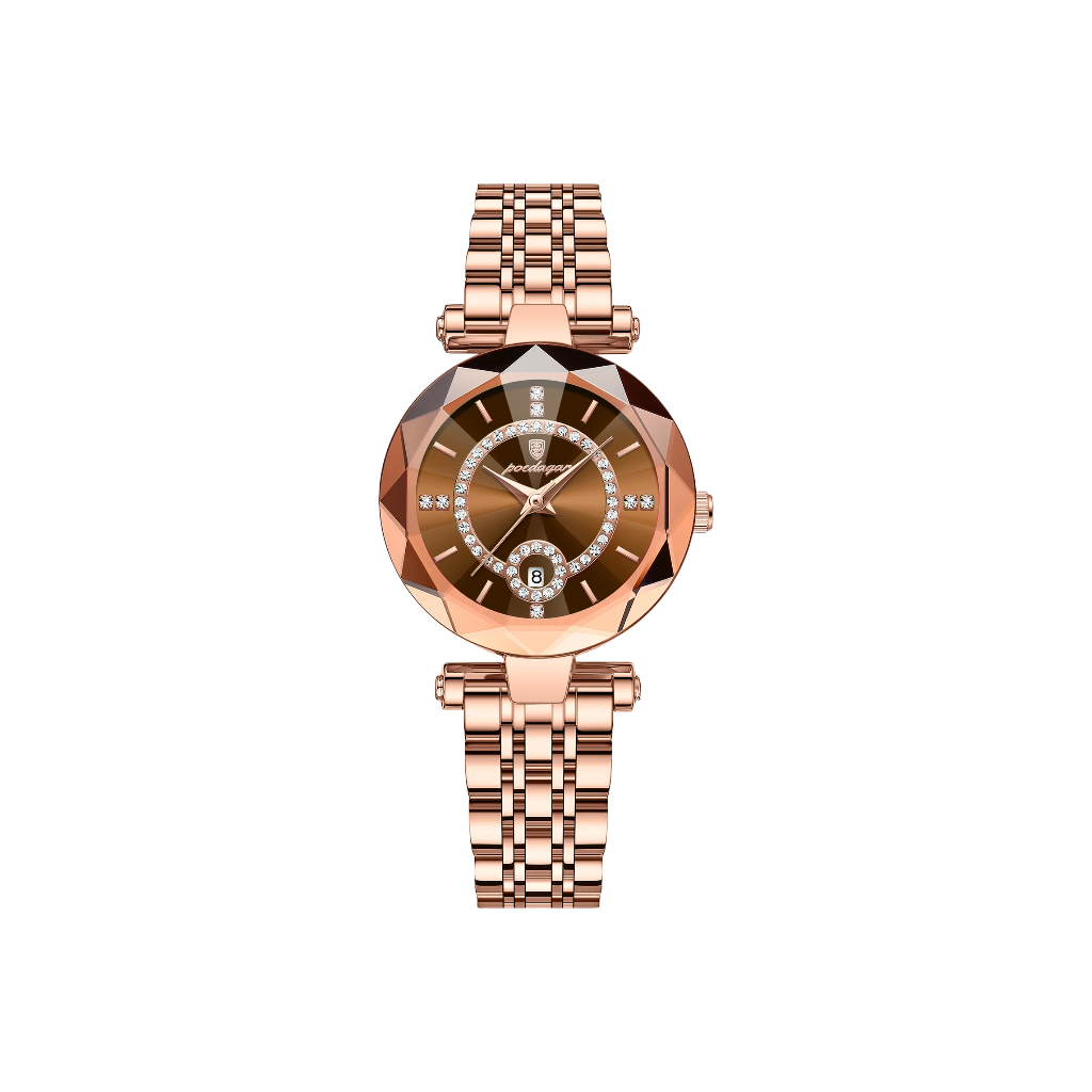 AURORA Argent | Montre Femme Luxe Acier Inoxydable