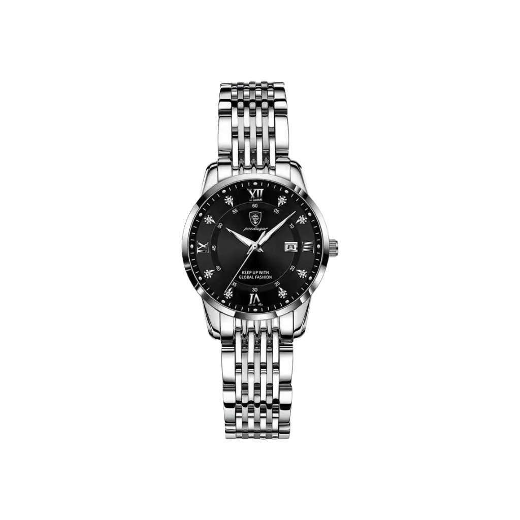 ÉLISE Argent | Montre Femme Business Acier Inoxydable