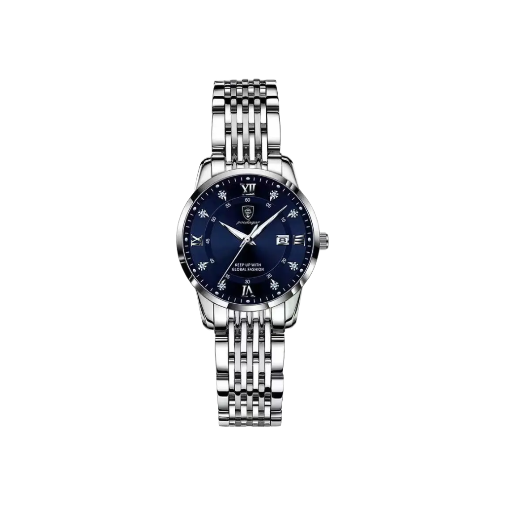 ÉLISE Argent | Montre Femme Business Acier Inoxydable