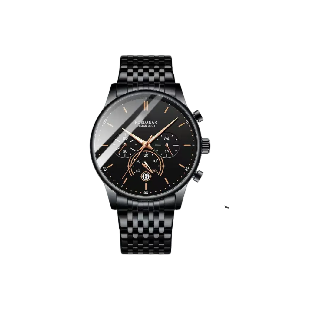 TITAN Chronographe | Montre Homme Sport Acier Inoxydable