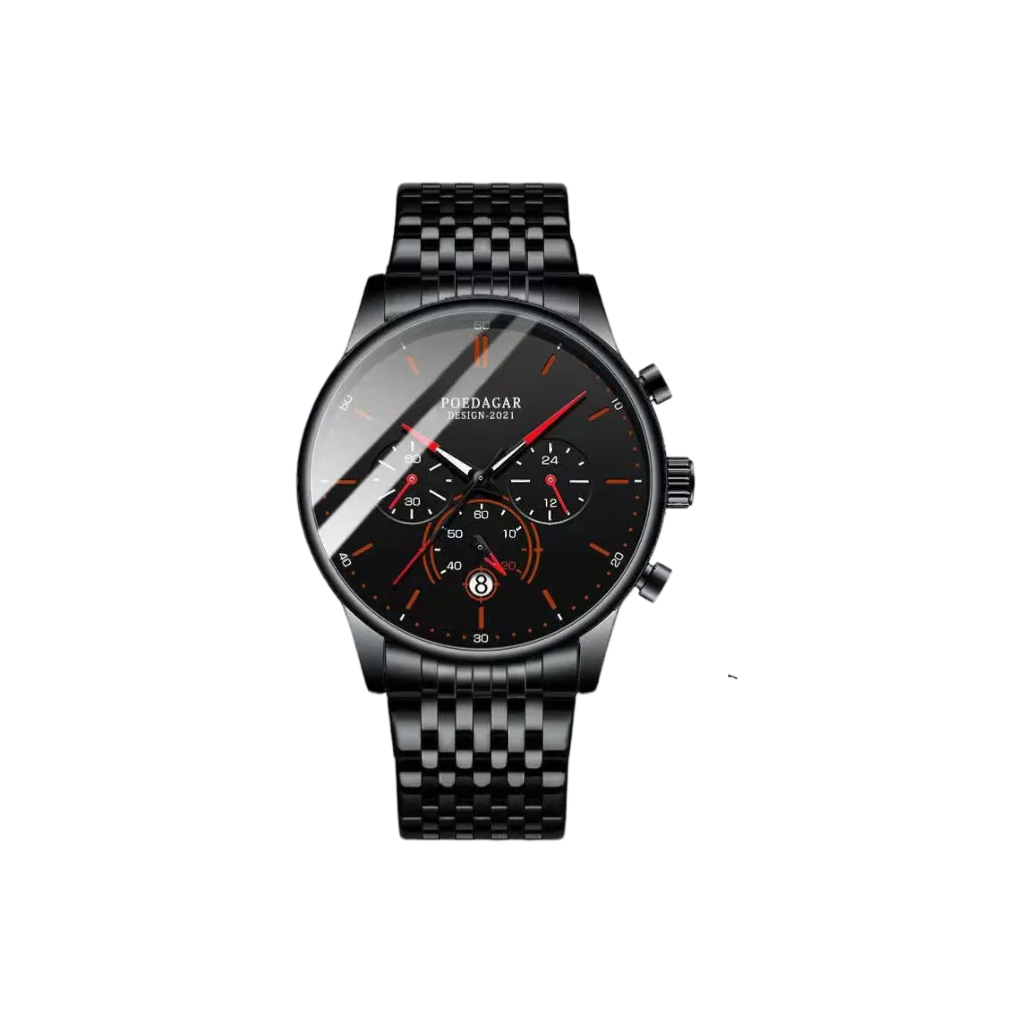 TITAN Chronographe | Montre Homme Sport Acier Inoxydable