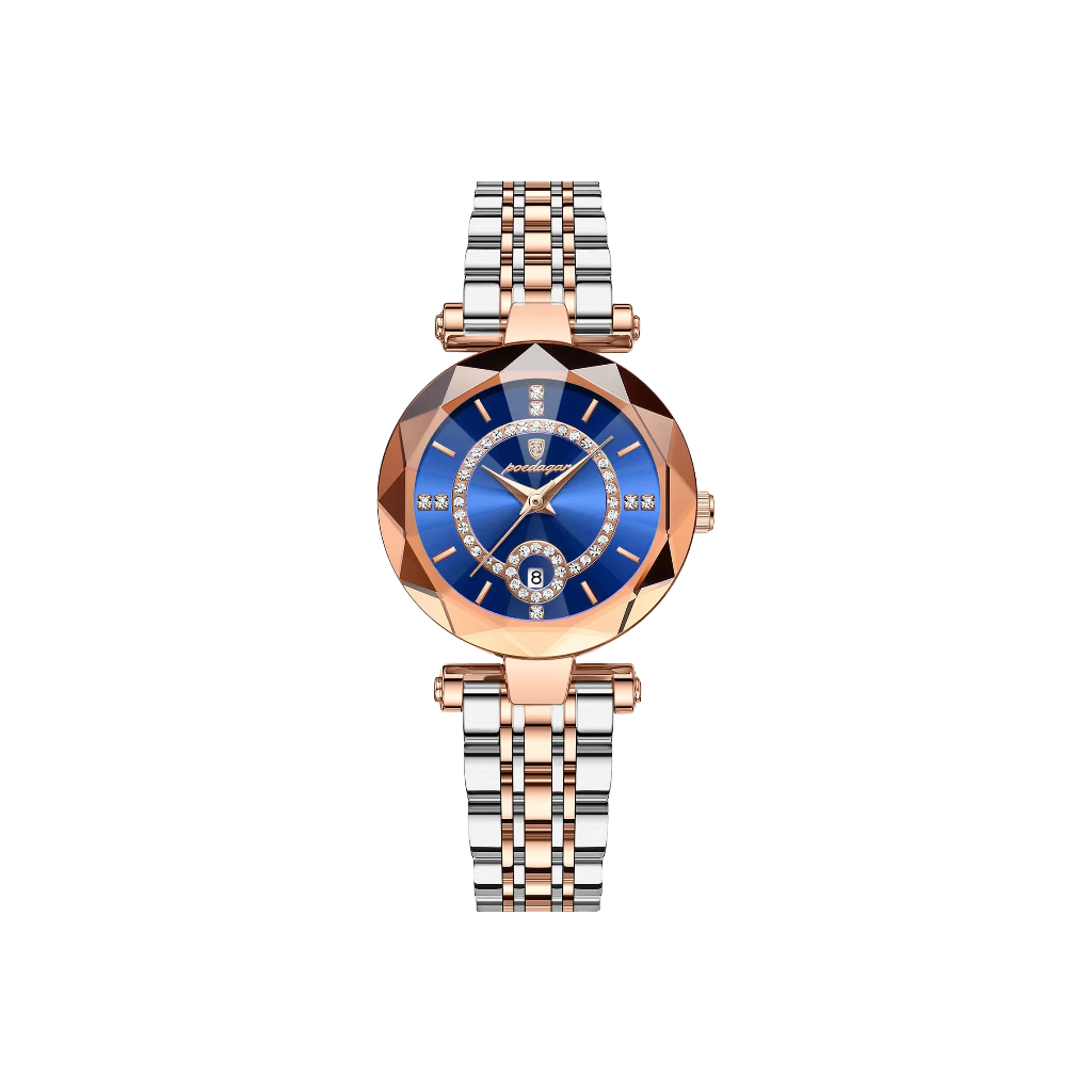 AURORA Argent | Montre Femme Luxe Acier Inoxydable