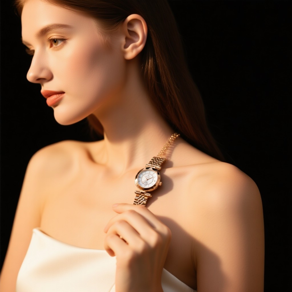 Montre Femme Bicolore AURORA — Acier Argent & Or Rose 316L