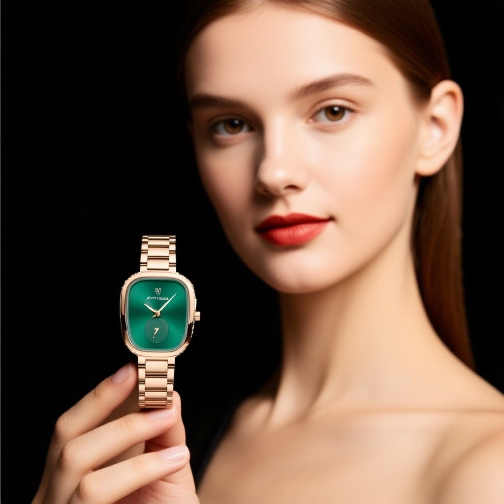 STELLA Or Rose | Montre Femme Design Original Acier inoxydable