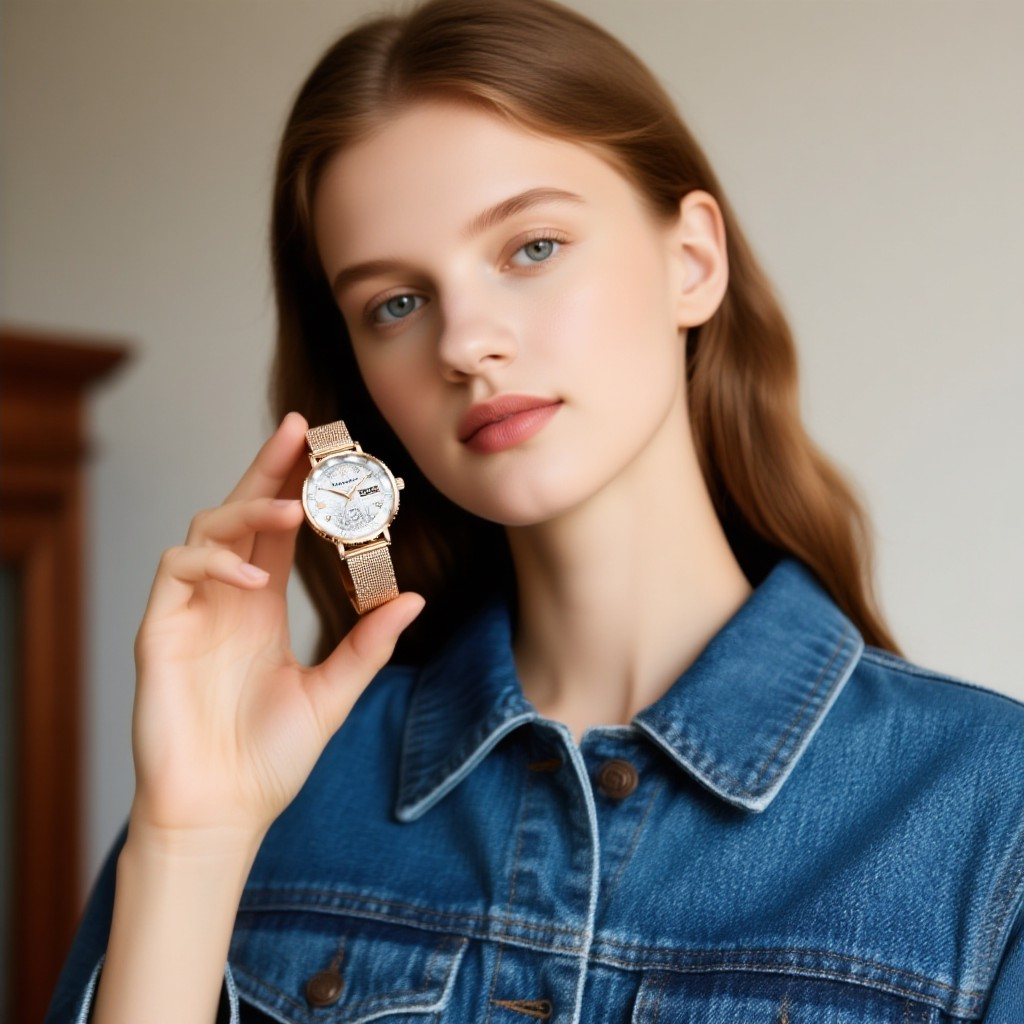 GRACE Or Rose | Montre Femme Bracelet Milanais Acier inoxydable