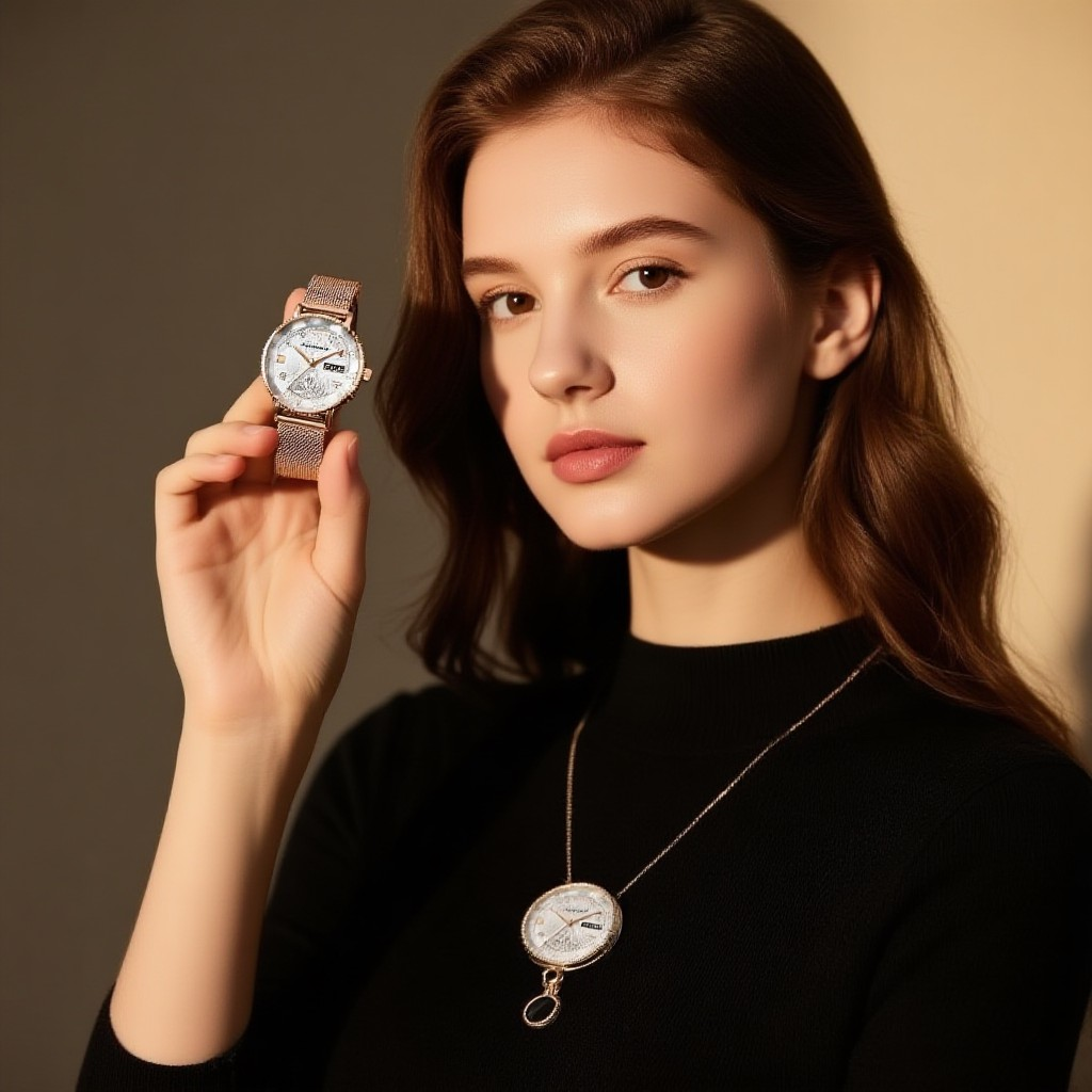 GRACE Or Rose | Montre Femme Bracelet Milanais Acier inoxydable