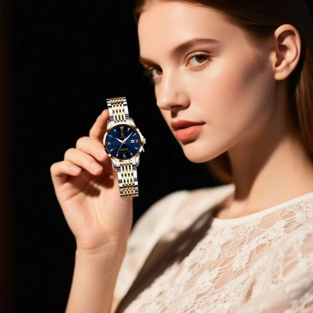 ÉLISE Argent | Montre Femme Business Acier Inoxydable