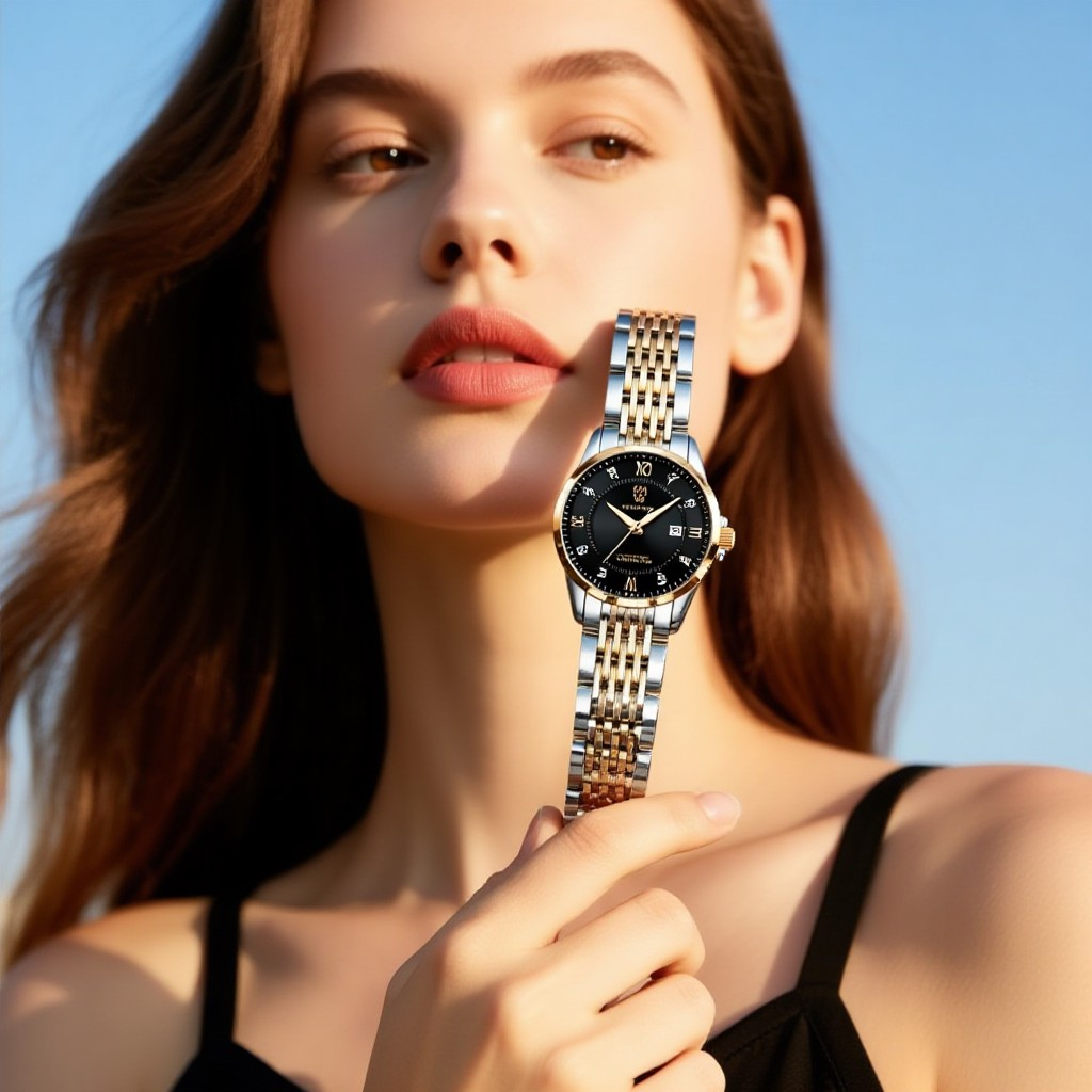 ÉLISE Argent | Montre Femme Business Acier Inoxydable