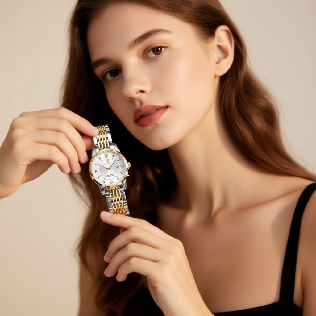 ÉLISE Argent | Montre Femme Business Acier Inoxydable