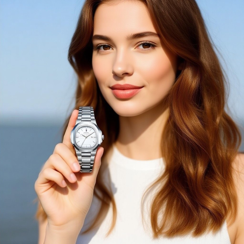 VICTORIA Carré | Montre Femme Cadran Carré Acier