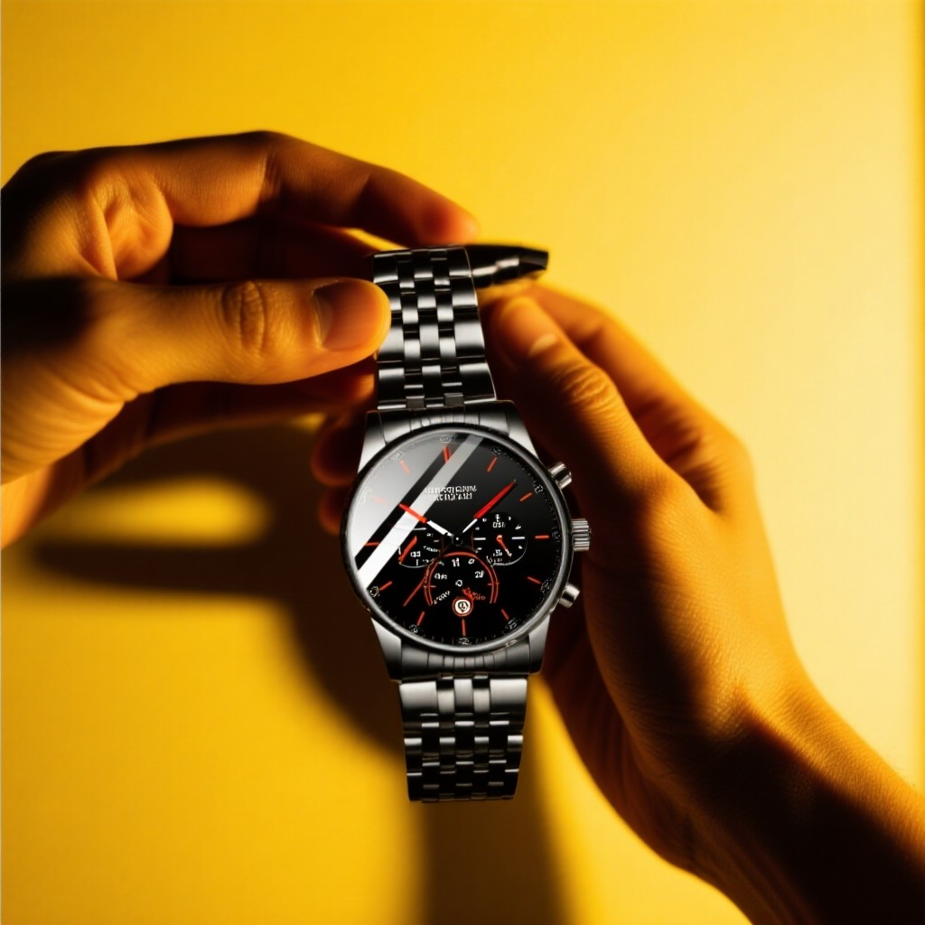 TITAN Chronographe | Montre Homme Sport Acier Inoxydable