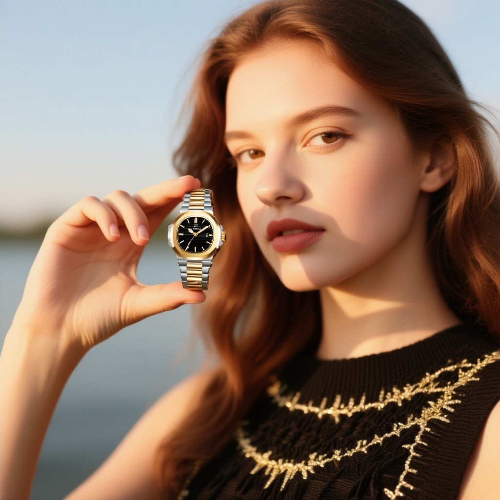 VICTORIA Carré | Montre Femme Cadran Carré Acier