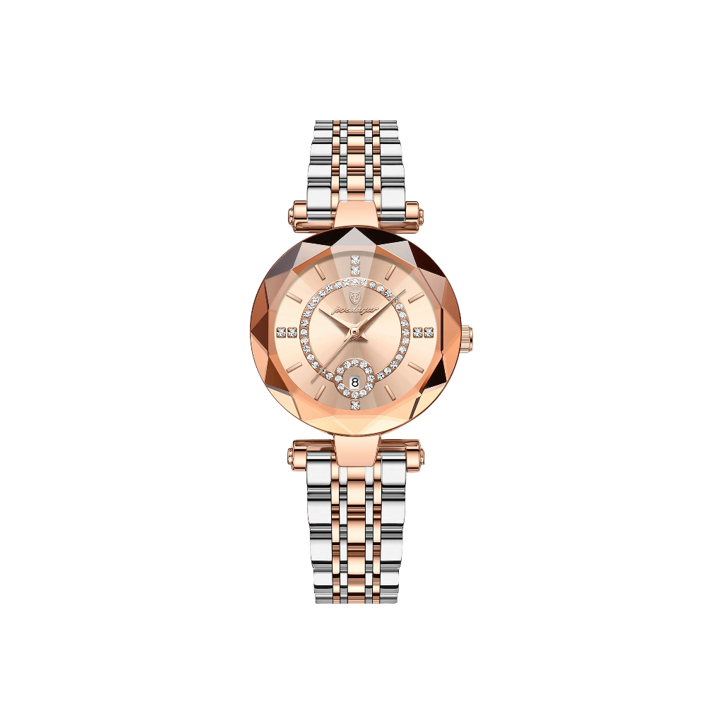 AURORA Argent | Montre Femme Luxe Acier Inoxydable